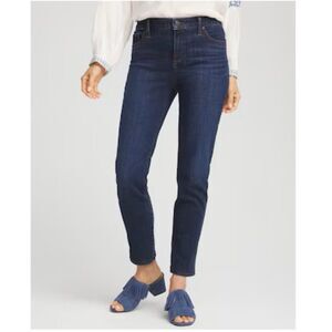 Chico’s Girlfriend Jeans Size 3 (16) Slim Ankle